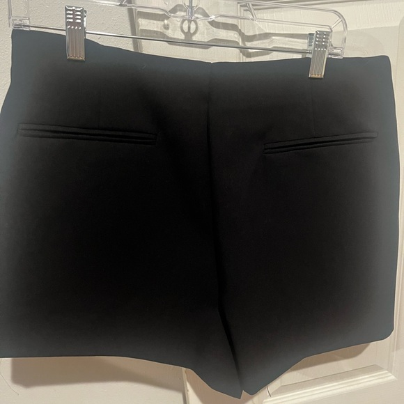 Zara Black Asymmetrical Wrap Mini Skort - Picture 7 of 12